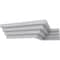 Ekena Millwork 7 5/8"H x 8 1/8"P x 11"F x 94 1/2"L, Eris Step Crown Moulding MLD07X08X11ER - alternate 7
